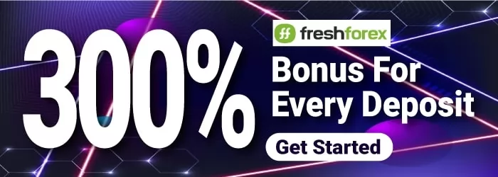 300% Forex Free Bonus for Every Deposit from Fresh Forex